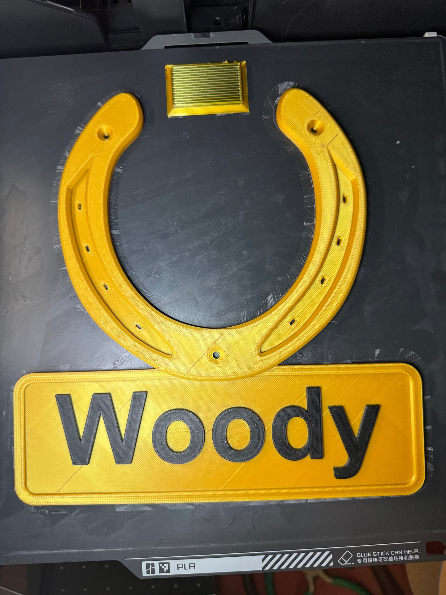 Custom Horseshoe Stable Nameplate