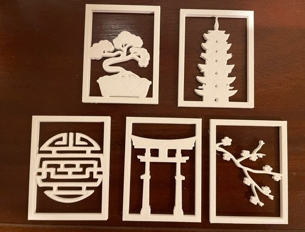 Customizable Japanese Garden Night Light