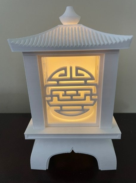 Customizable Japanese Garden Night Light