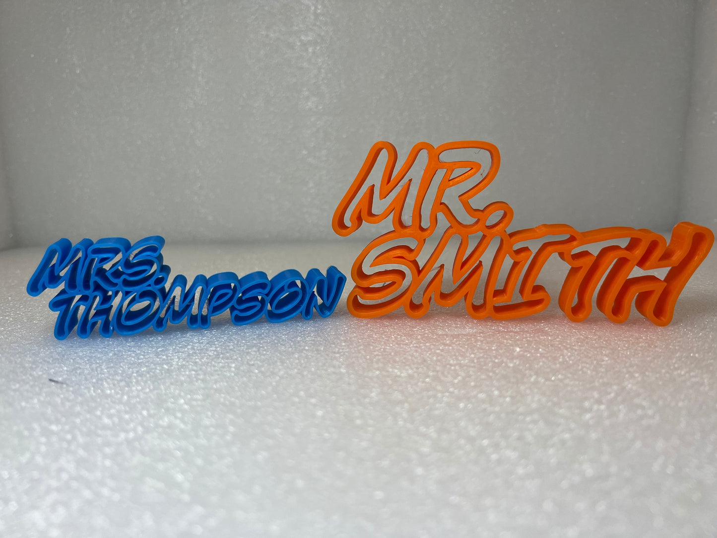 Personalized 3D Name Plate