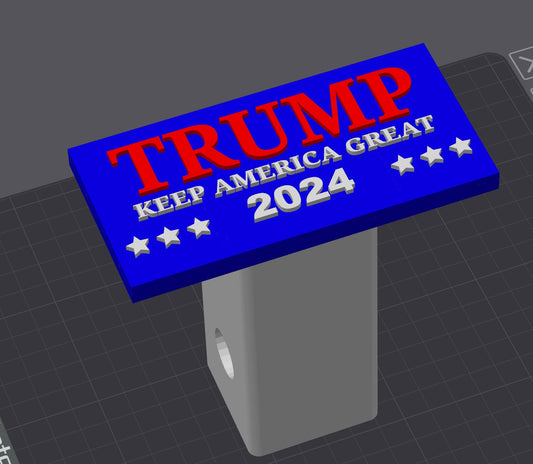 Trump 2024 Hitch Cover