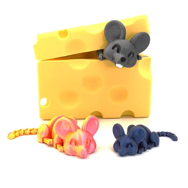 Flexi Mouse and Cheese Block