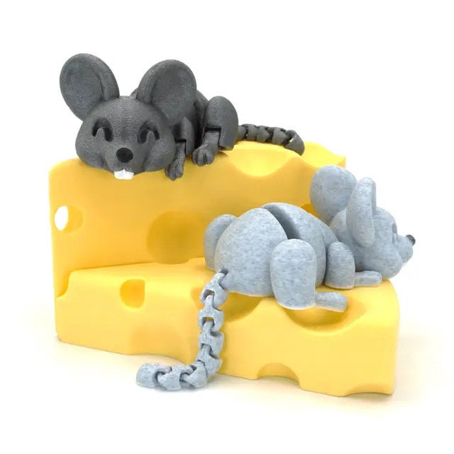 Flexi Mouse and Cheese Block